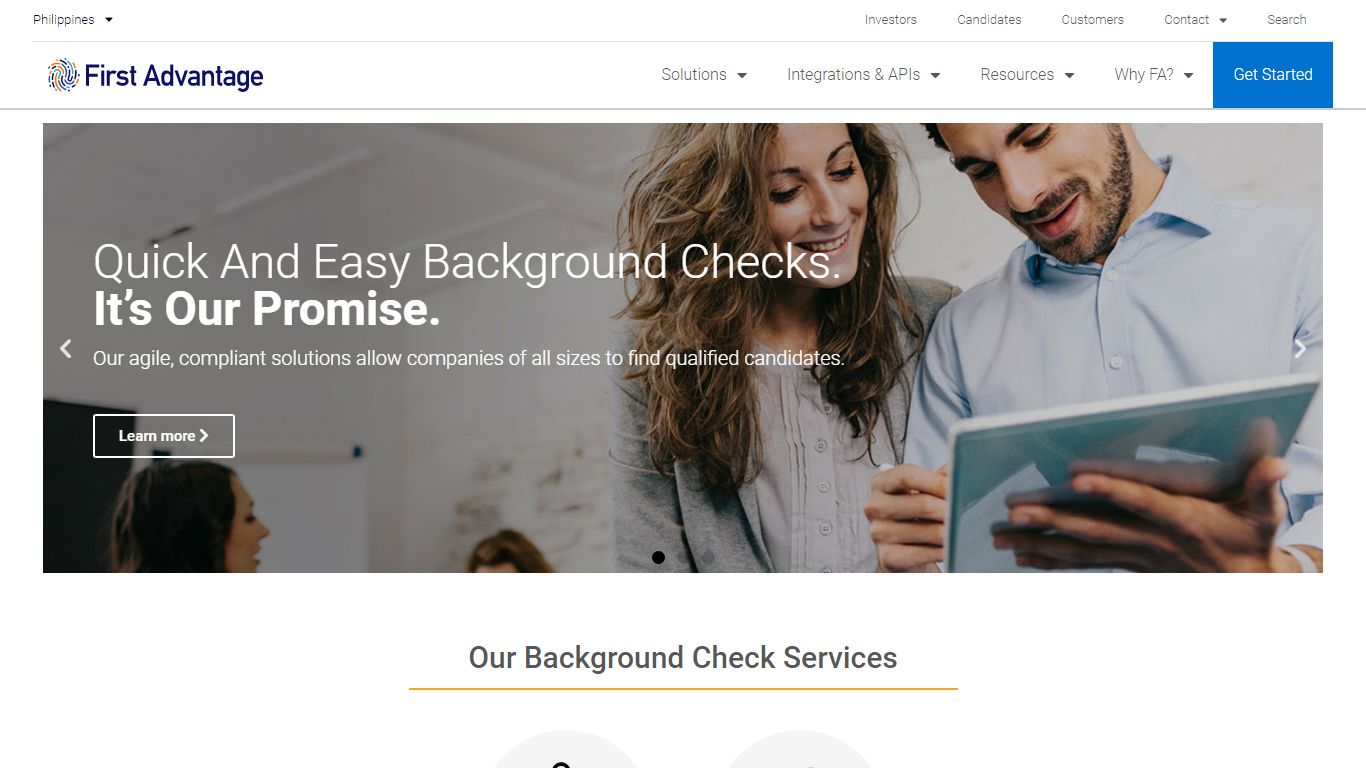 First Advantage: A Leading Global Background Check Company